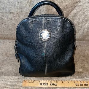 Vintage Dooney & Bourke Pebble Leather Backpack.